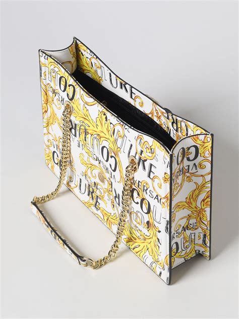 versace jeans tasche linea new all over disegno|farfetch versace jeans.